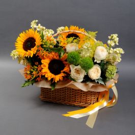 Корзина цветов 