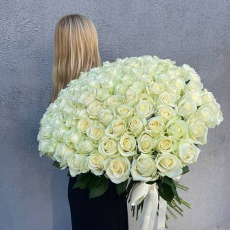 Букет из 101 розы Аваланч