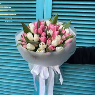 Bouquet of shaped tulips mix "Cashmere"