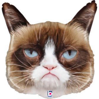 Кулька Г 24" Сердита кішка Grumpy Cat ПАК