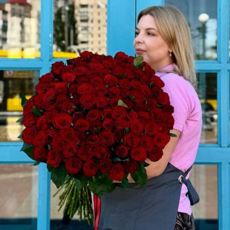 Букет із 101 троянди Гран Прі