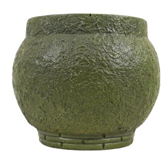 Кашпо кераміка 12*11см оливка