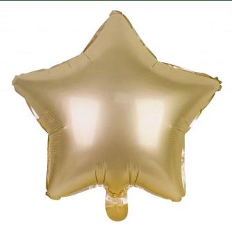 Balloon golden star 45 cm