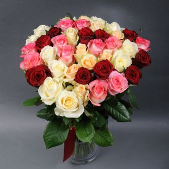 Bouquet 41 roses "Four Elements"