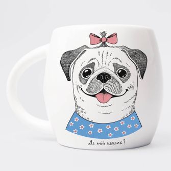 Чашка "Леді Мопс"