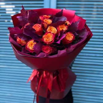 Букет роз "Осенний"