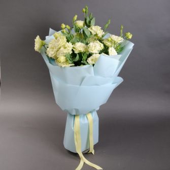 Букет лимонних еустом