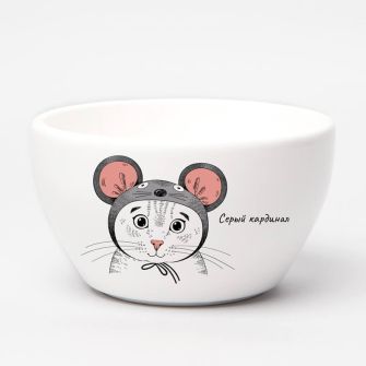 Deep plate "Grey Cardinal"