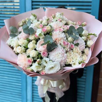 Букет "Кремовые фантазии"