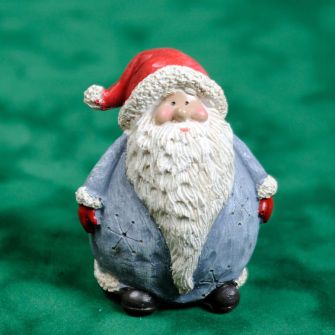 Пузатий Санта Клаус у червоному капелюсі