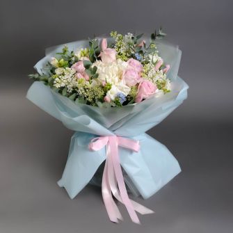 Букет "Бирюзовая волна"