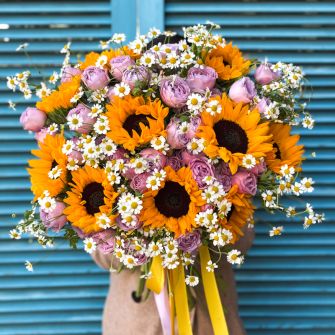 Букет "Золотая поляна"