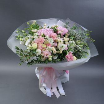 Букет "Розовый рассвет"