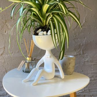 Кашпо біле "Хлопчик-2"