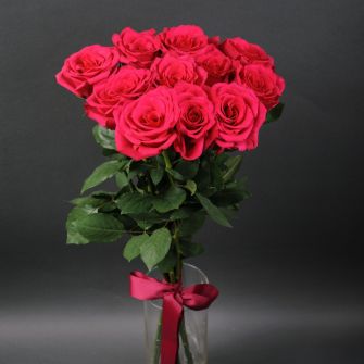 Bouquet of 11 roses Hot Explorer