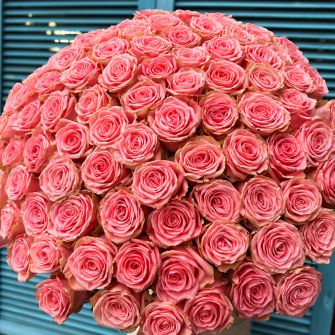 Bouquet of 101 Sofie Loren roses