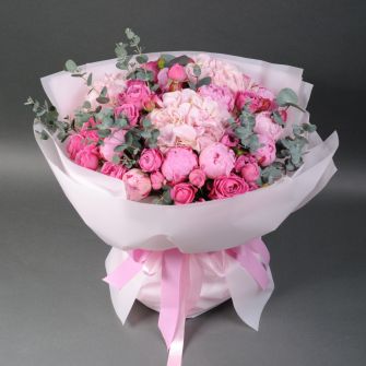 Bouquet "Pink morning"