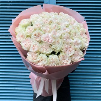 Bouquet of 51 Cotton Expression roses
