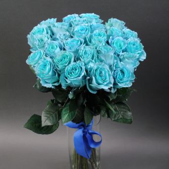 Bouquet of 29 Baby Blue roses