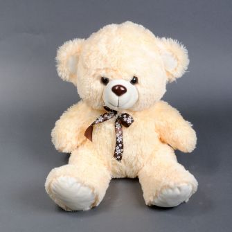 Мишка кремовый "Фрэнк" 65см