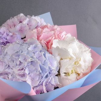 Букет із гортензій