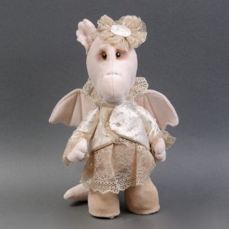 М'яка іграшка "Дракончик-дівчинка"