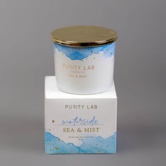 Свічка ароматична Waterside у свічнику