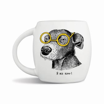 Cup "The dog is watching"