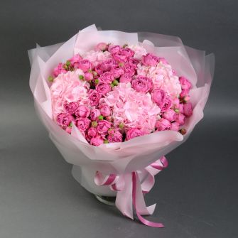 Букет "Розовое облако"