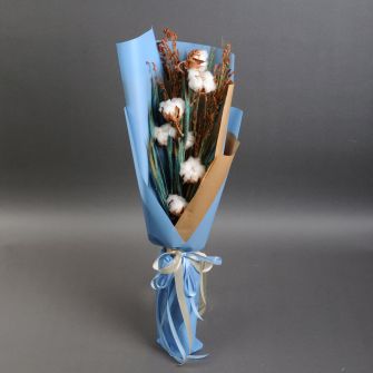 Bouquet Blue Bavovniatko
