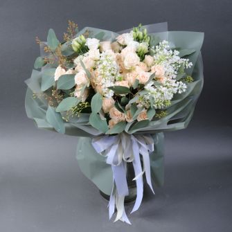 Bouquet "Snow-white inspiration"