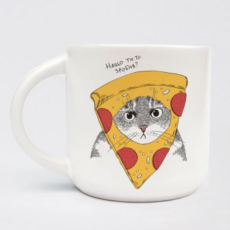 Cup "Pizza cat"