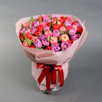 Букет тюльпанов "Free spirit"