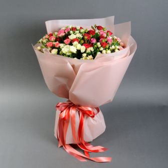 Bouquet mix of 29 roses spray