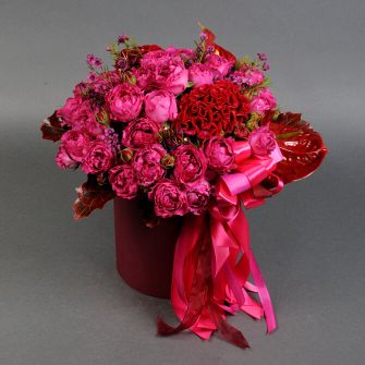 Composition "Raspberry wine"