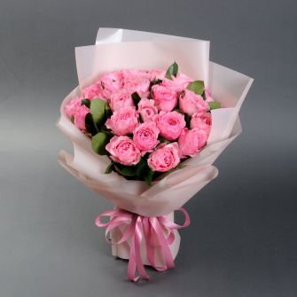 Bouquet of 25 roses Mayras Pink
