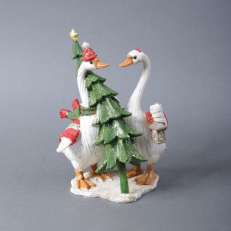 Статуетка "Гуси з ялинкою"