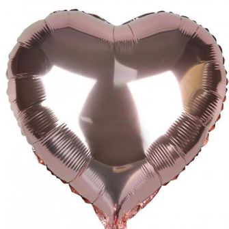 Heart-shaped balloon pink 45 cm