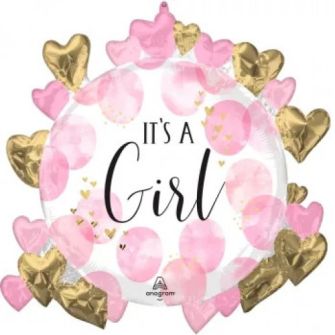 Foil balloon "It's a girl"