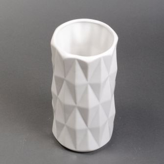 Ceramic vase Perun white