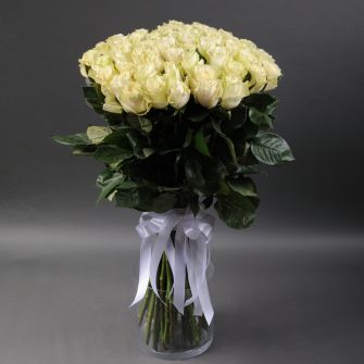 Букет 55 роз Мондиаль