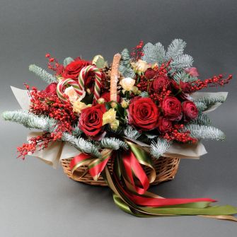 Composition "Winter Viburnum"