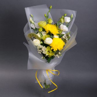 Autumn bouquet with Chrysanthemum