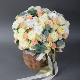 Композиция "Персиковый шарм"