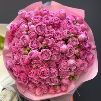 Bouquet of 39 Misty Bubbles roses