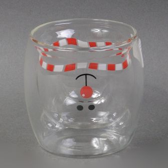 Піала скляна з подвійним дном "Ведмежа"