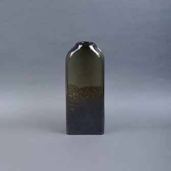 Ваза скло Leyla Велика Коричнева h35*15см L9T35A