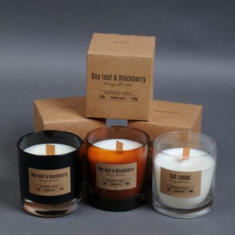 Scented candle in glass 170 g