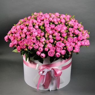 Luxury box with rose Misty Bubbles