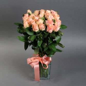 Bouquet of 25 roses Takazzi Pink
